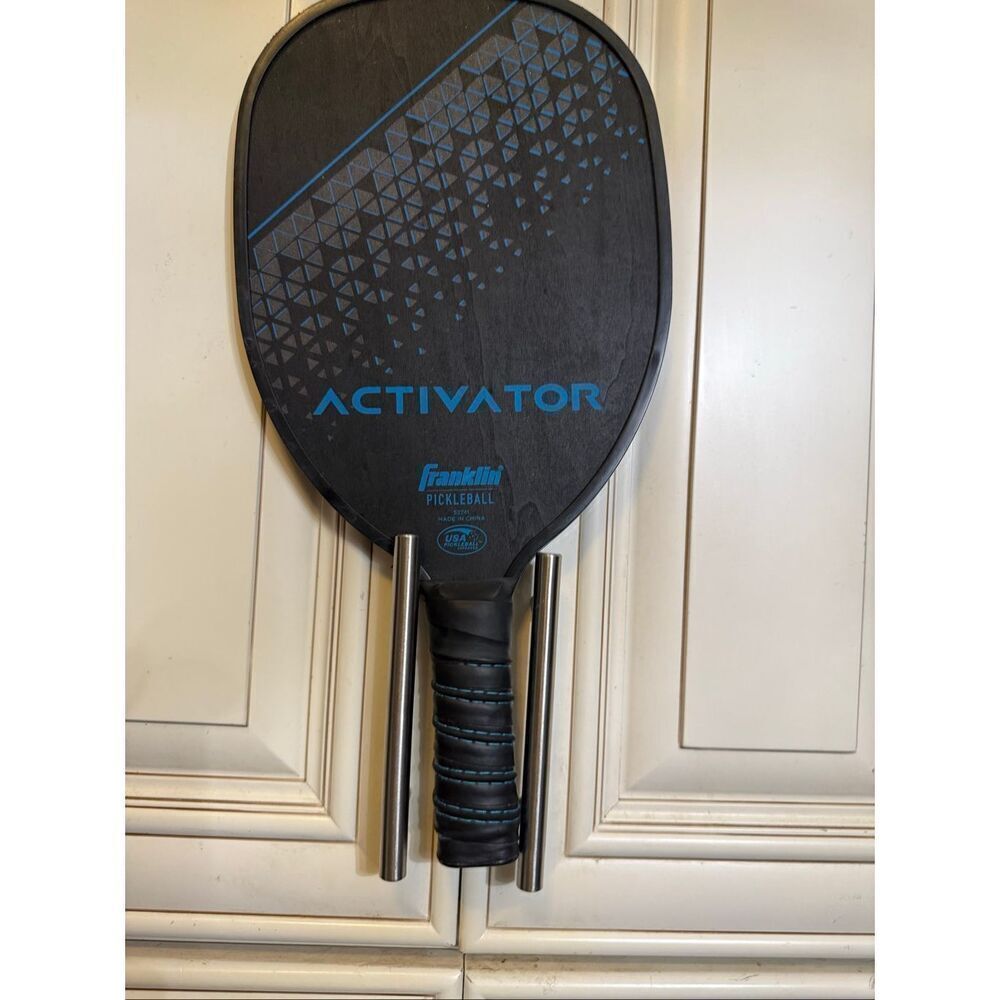 Franklin Sports Activator Wooden Pickleball Single Paddle Blue Black One Size